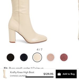 Kraft Chines Laundry cream boots